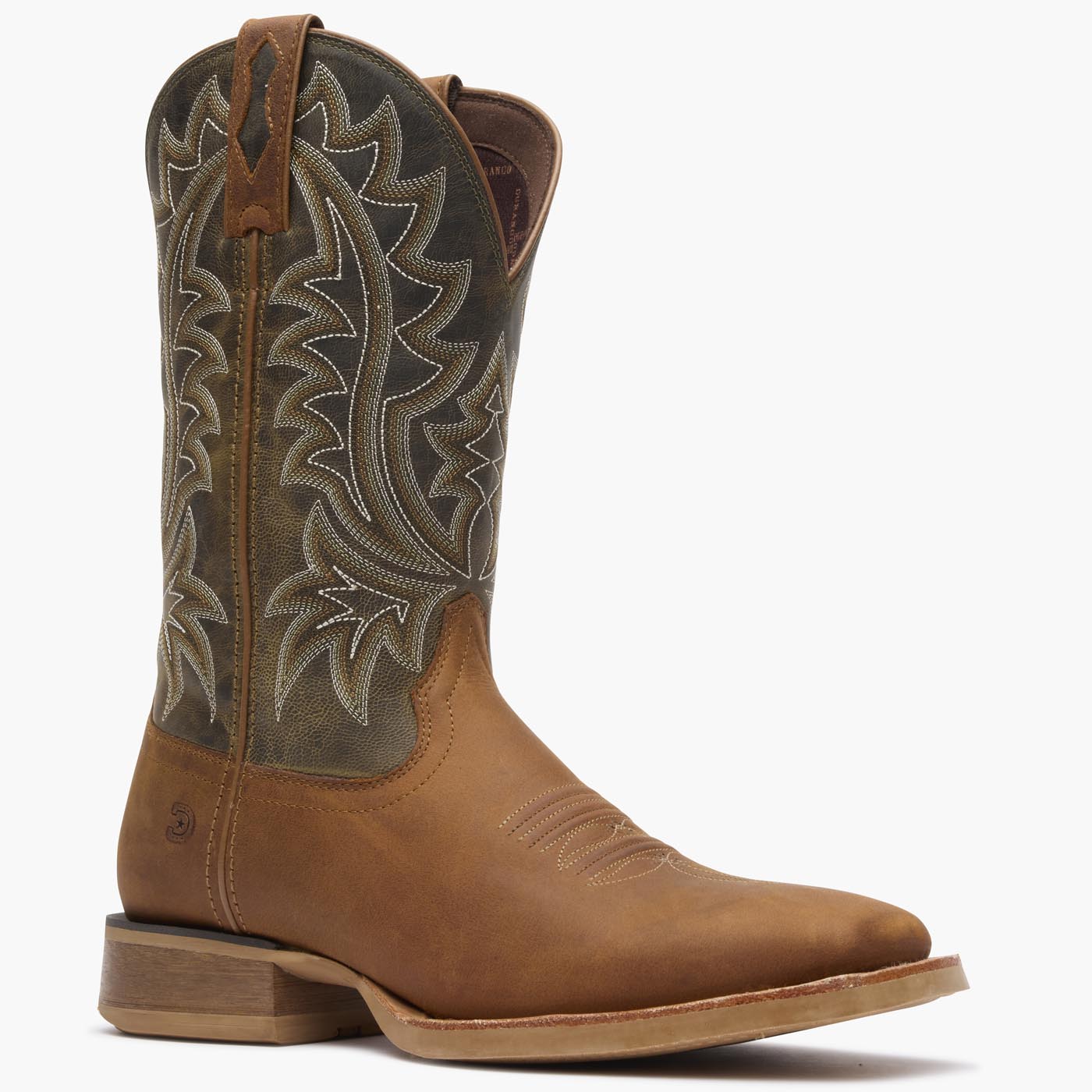 Durango Rebel Pro DDB0550 men's Aztec Brown and Olive western boot, front view