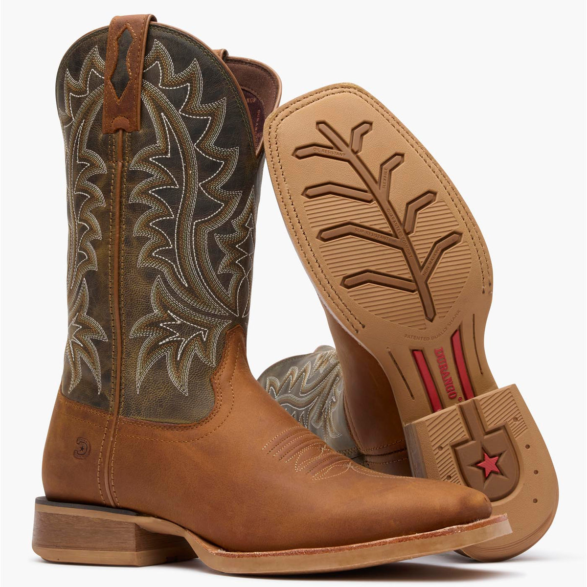 Durango Rebel Pro DDB0550 pair showing slip and oil resisting rubber outsole