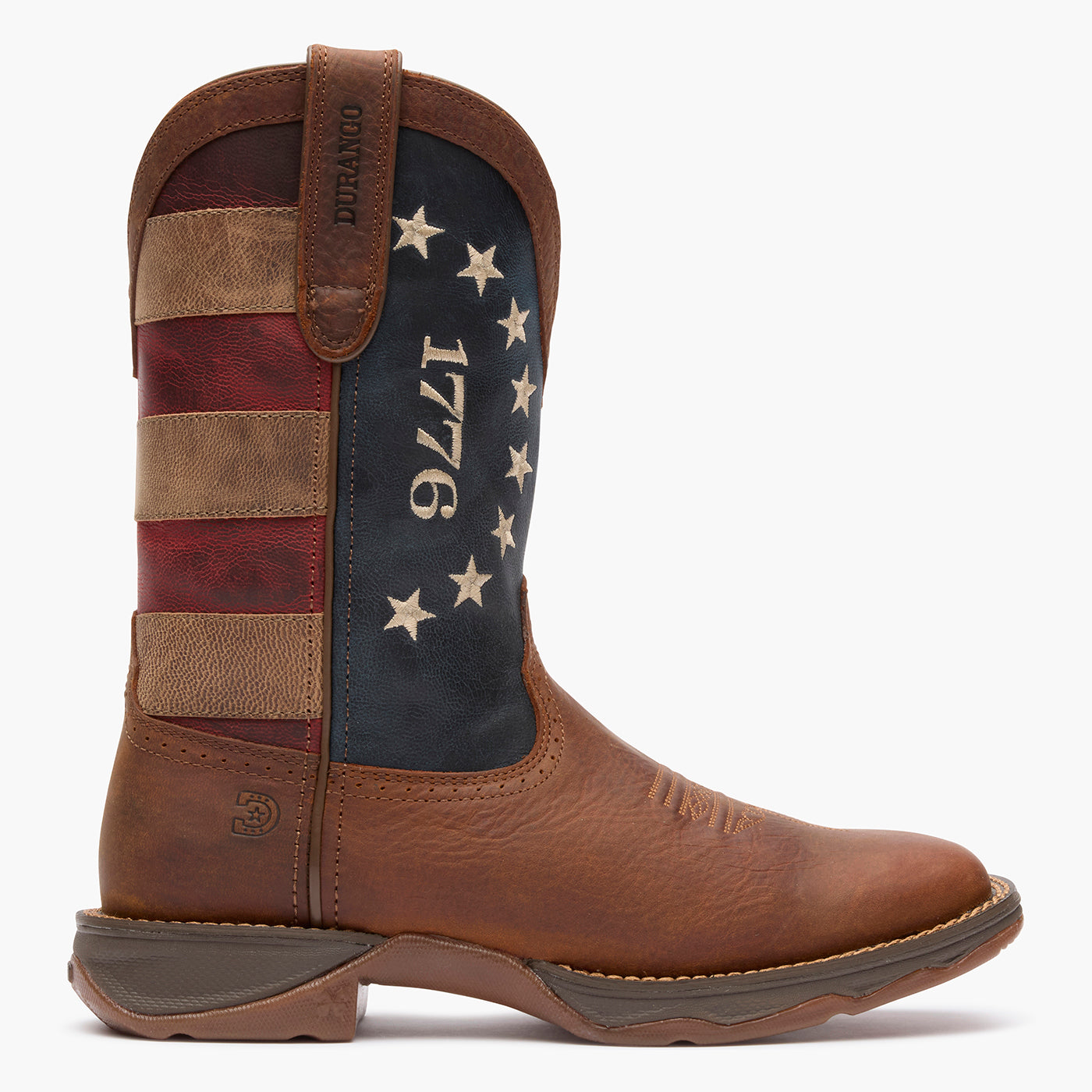 Durango Lady Rebel America 250 DRD0520 boots, outer side profile view