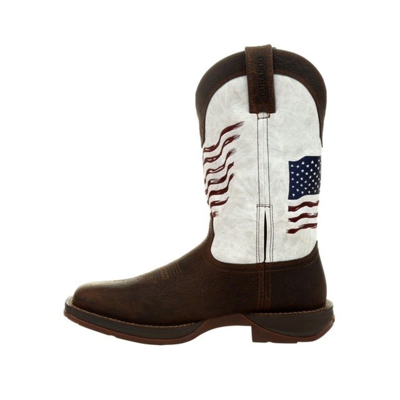 Rebel™ by Durango® Distressed Flag Embroidery Western Boot DDB0312