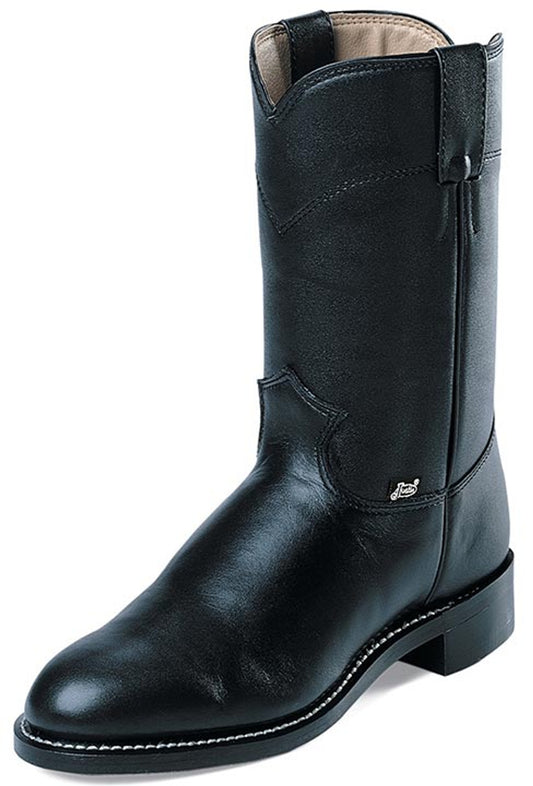 JUSTIN TEMPLE 10" ROPER BOOT - JB3000 - JB3001