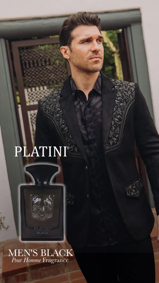Platini Men's Men's Black Pour Homme Fragrance
