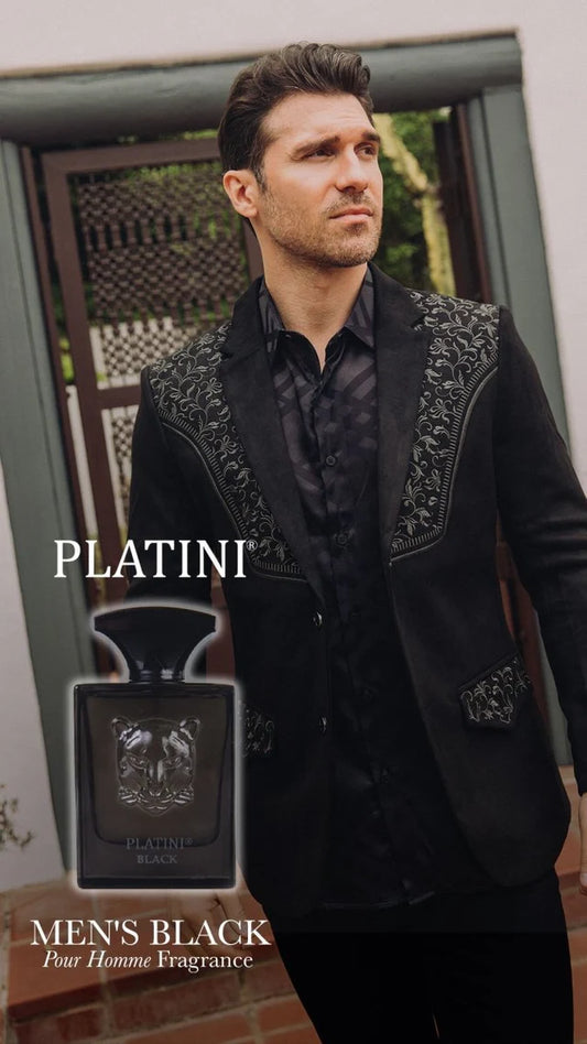 Platini Men's Men's Black Pour Homme Fragrance