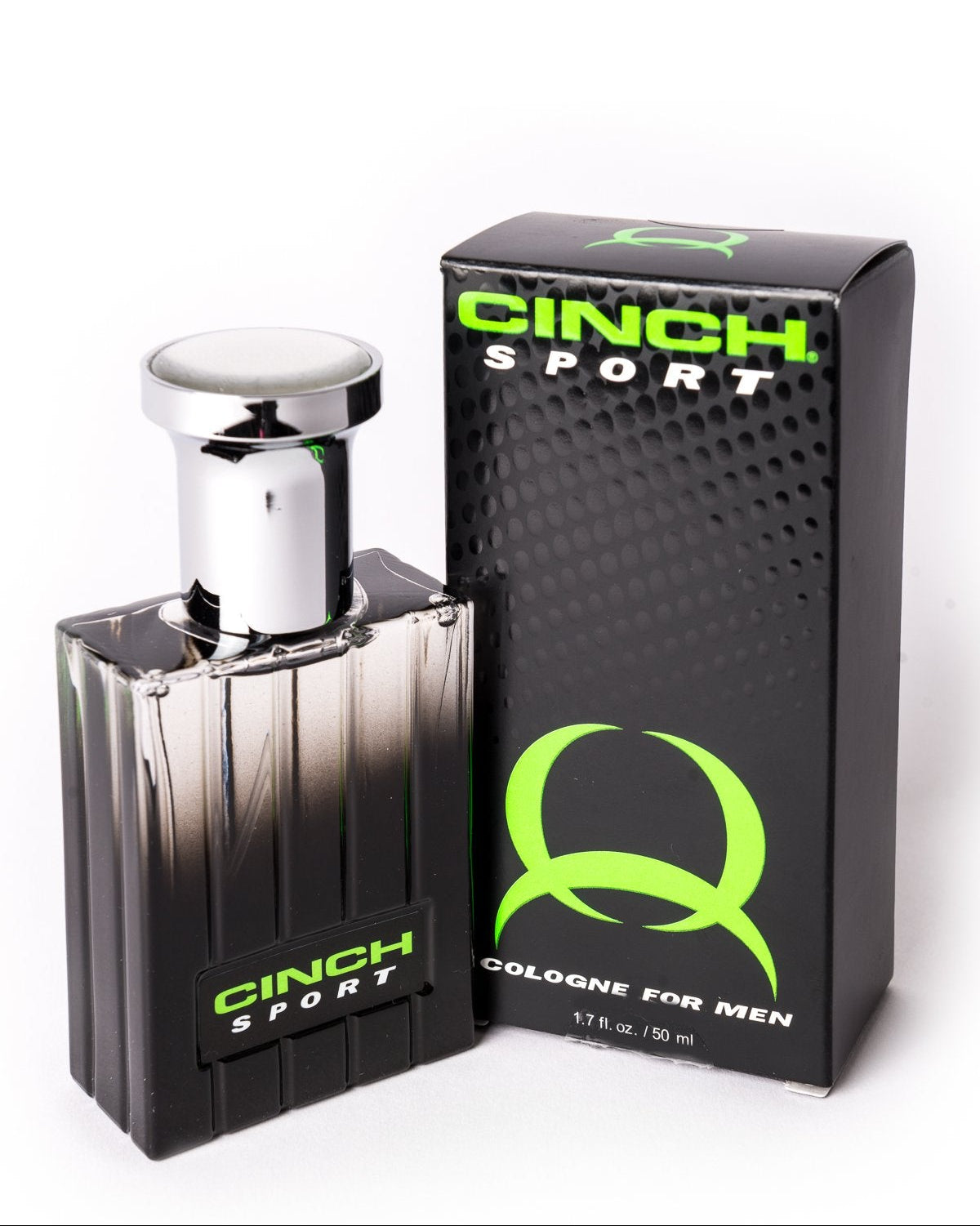 Cinch Sport cologne for men MXX1001002, black box with green Cinch logo, 1.7 fl oz
