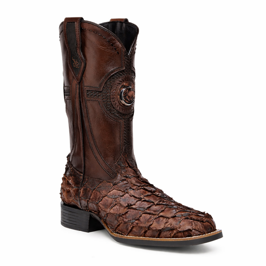 Cuadra Pirarucu Cowboy Boots EE Brown Square Toe CU788 | Teres Western