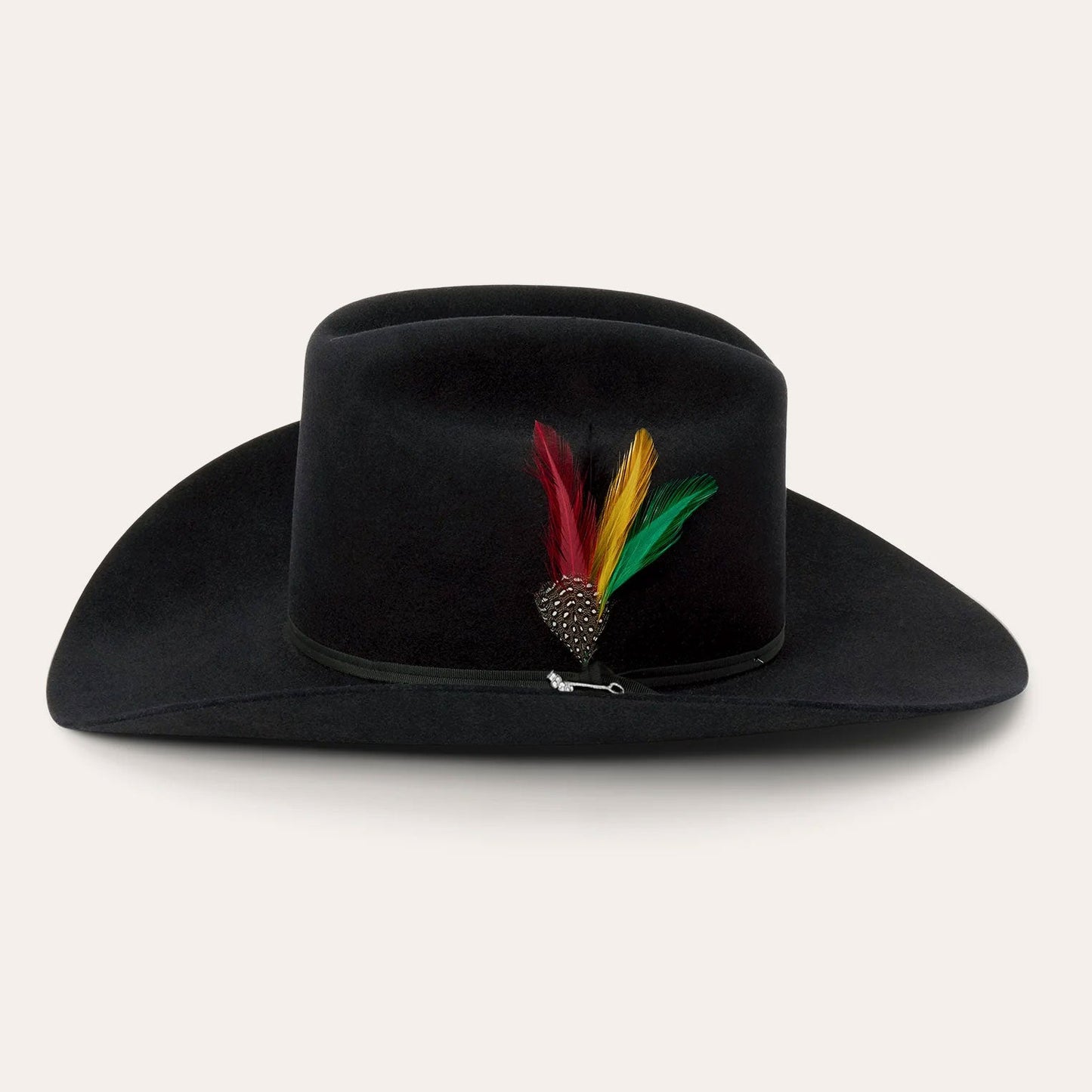 Stetson Rancher 6X black cowboy hat back view