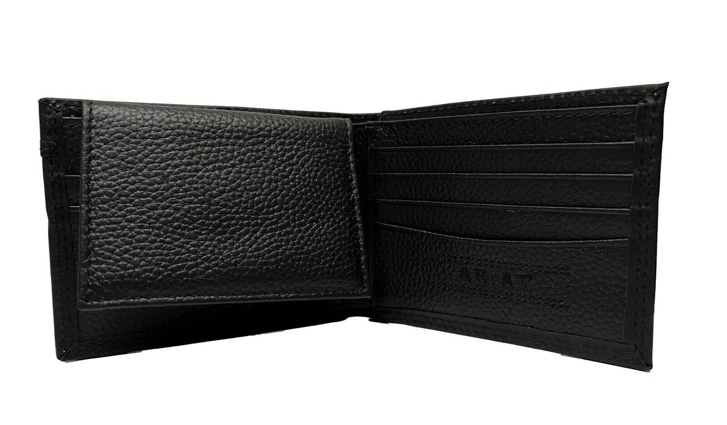 Ariat Men's Removable Passcase Black Bifold A3549901