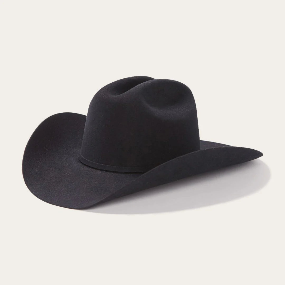 STETSON Lariat 5X Black Felt Cowboy Hat