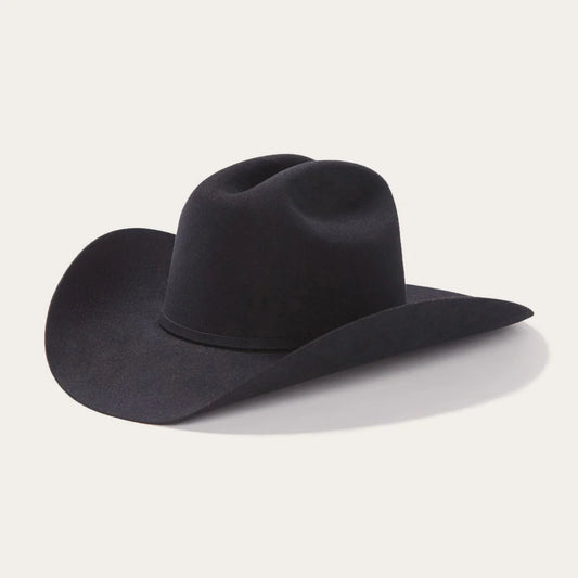 STETSON Lariat 5X Black Felt Cowboy Hat