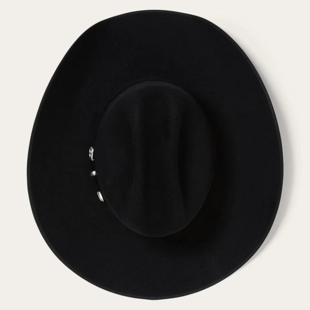 STETSON Lariat 5X Black Felt Cowboy Hat