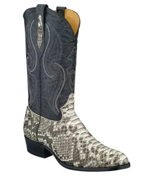 Arango Python Natural MD Square Toe Cowboy Boots – 1001