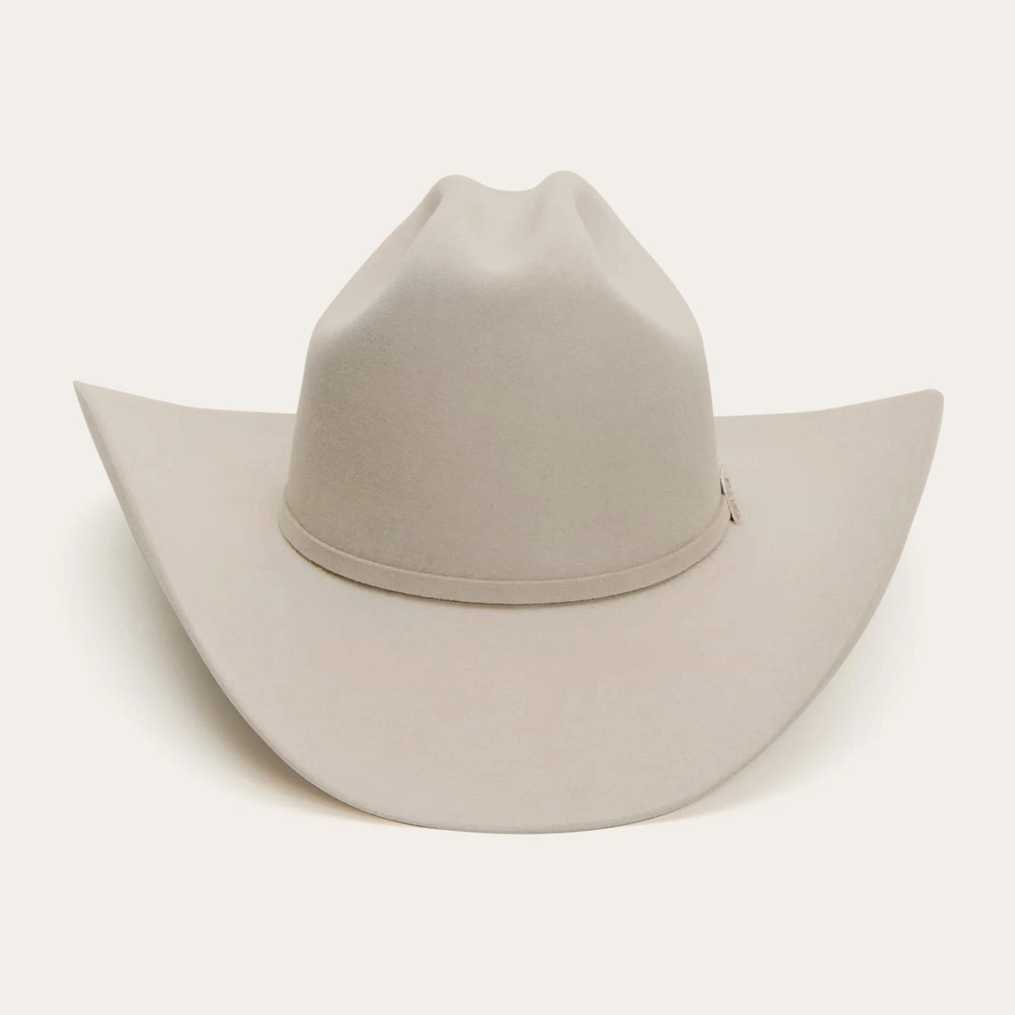 Stetson Skyline 6X silverbelly fur felt cowboy hat, front view