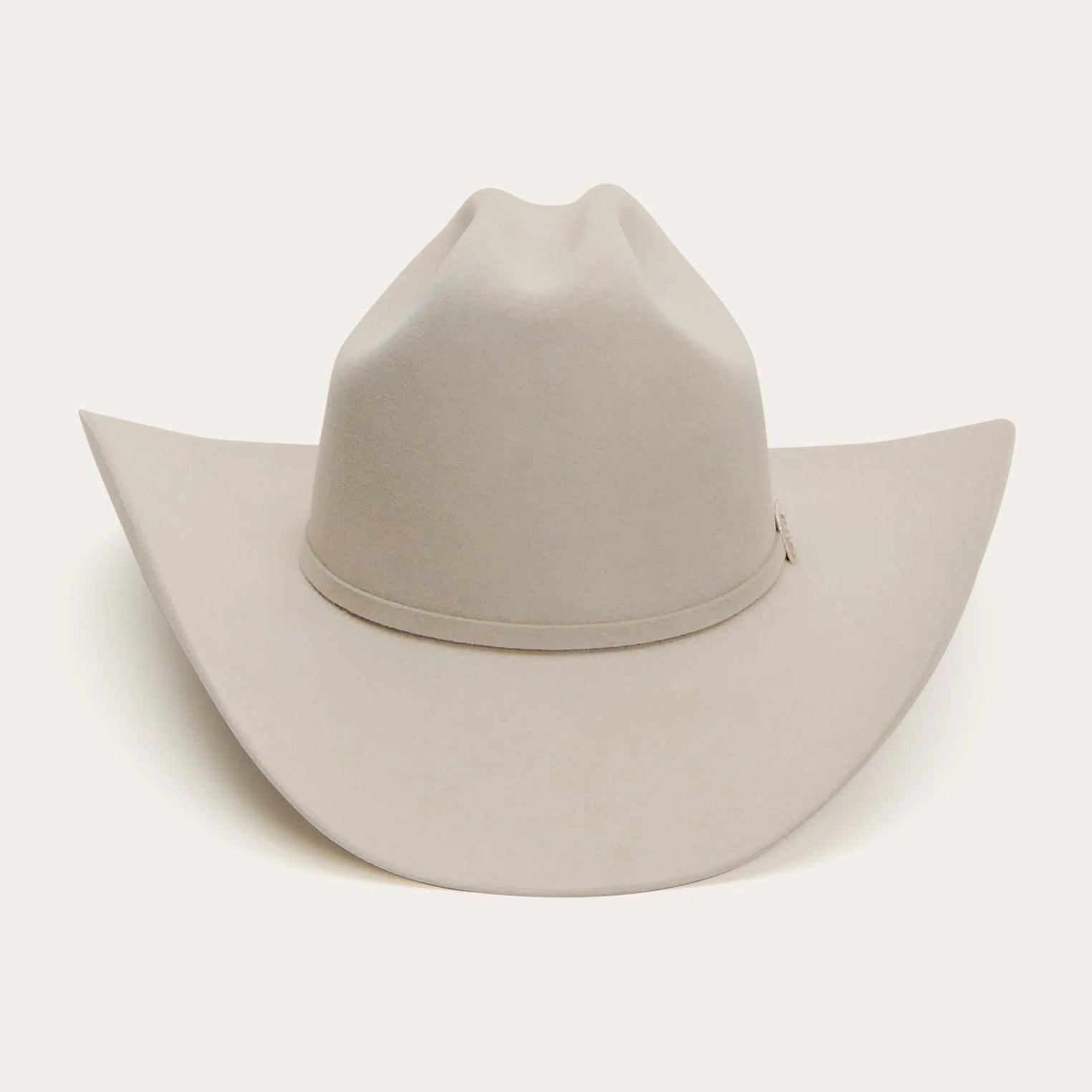 Stetson Skyline 6X silverbelly fur felt cowboy hat, front view