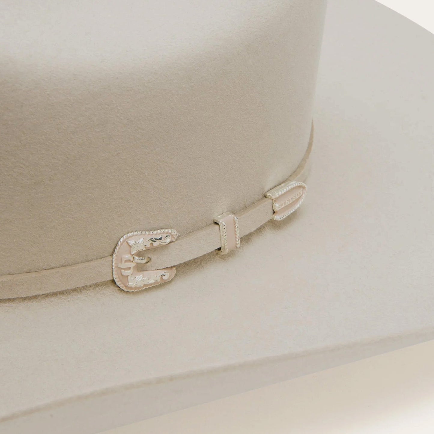 Stetson Skyline 6X silverbelly cowboy hat, interior satin liner