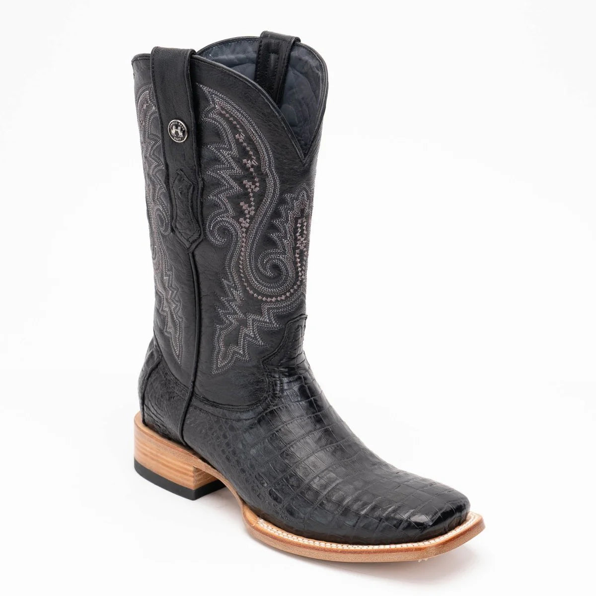 TANNER MARK Caiman Belly Black / Kabul Black Top - TMX100159