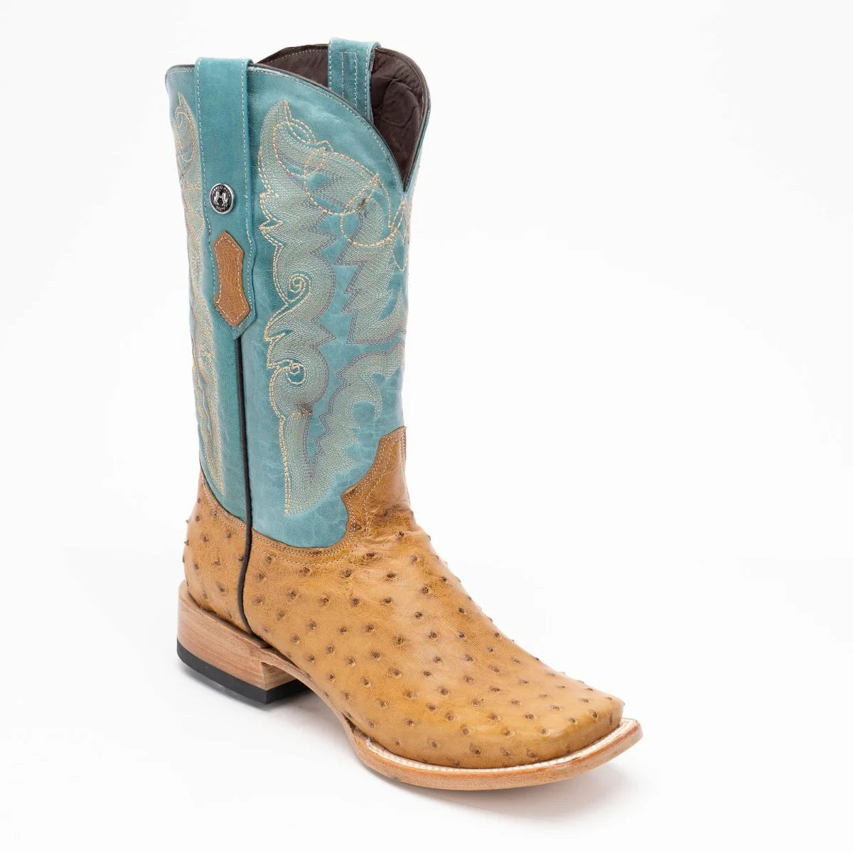 TANNER MARK OSTRICH VOLCANO TURQUE- TMX208116