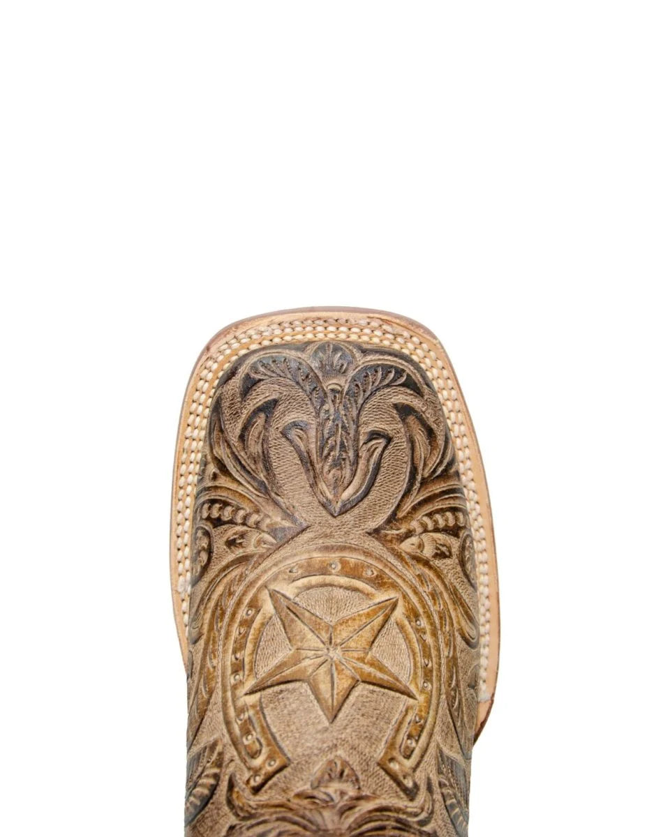 Tanner Mark Men's Print Hand Tool Horseshoe Honey Top - TM205550