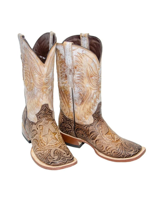 Tanner Mark Men's Print Hand Tool Horseshoe Honey Top - TM205550