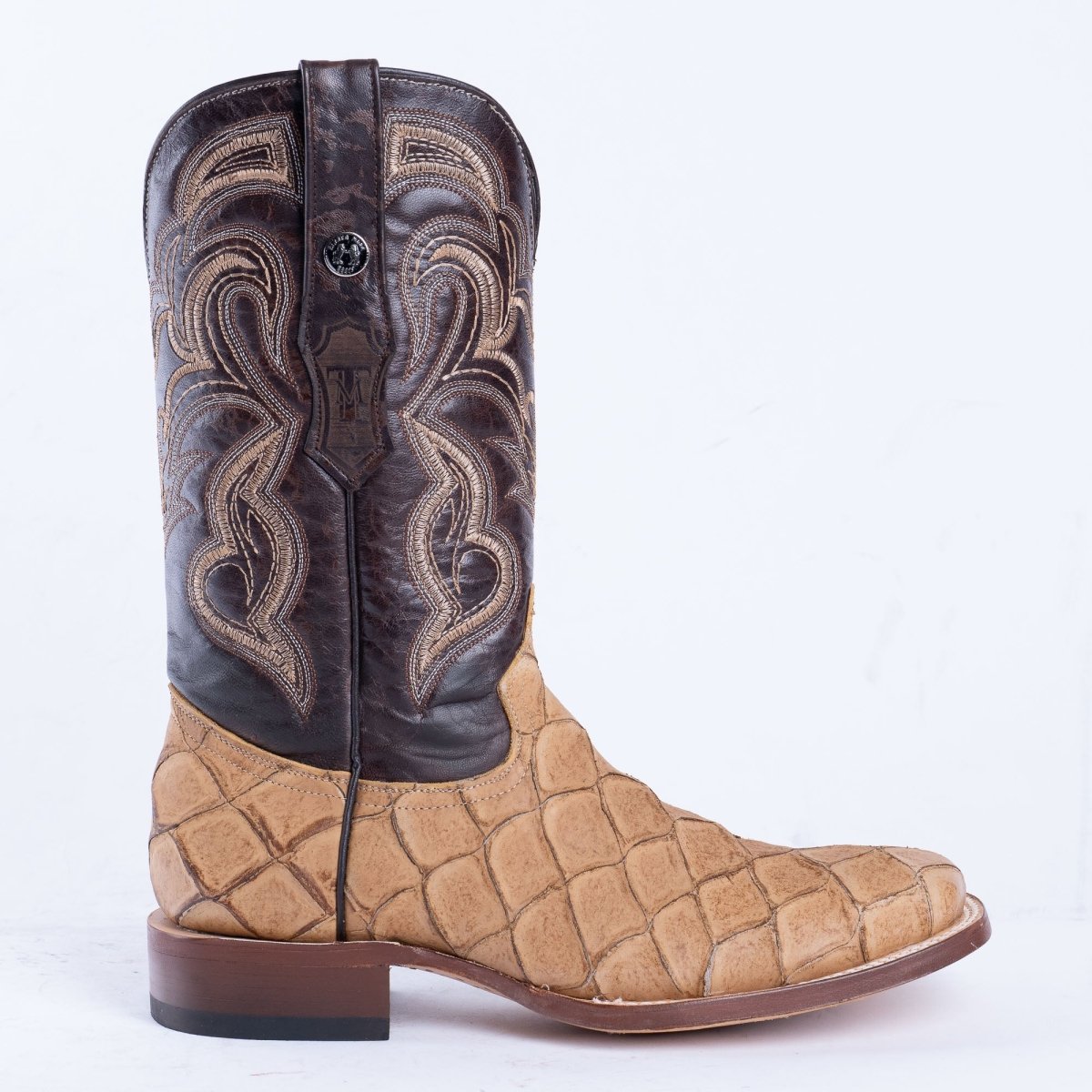 Bota Tanner Mark Caballero Print Monster Fish Punta Cuadrada Orix - TM207024