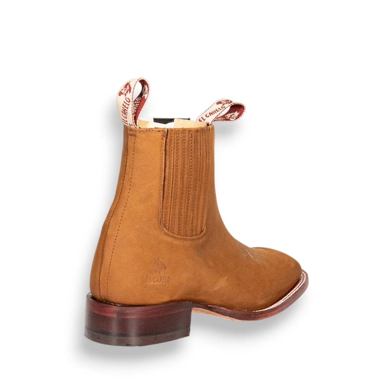 El Canelo El Paso Taupe Buck Ankle Boot