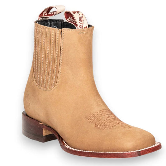 El Canelo  Sand Suede Ankle Boot