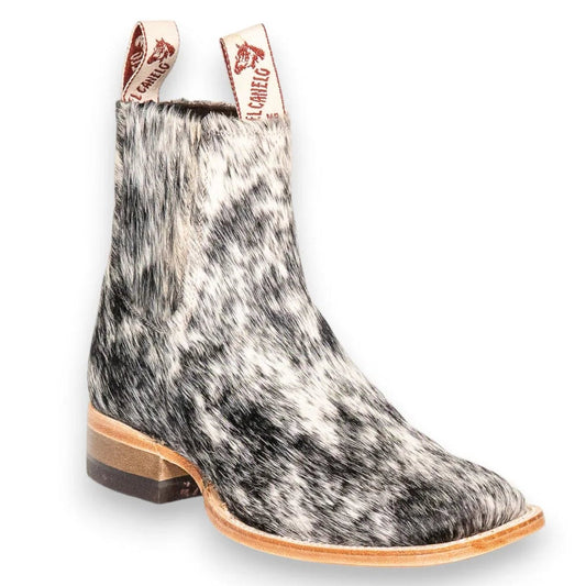 El Canelo Nogales Hair-On Leather Ankle Boot