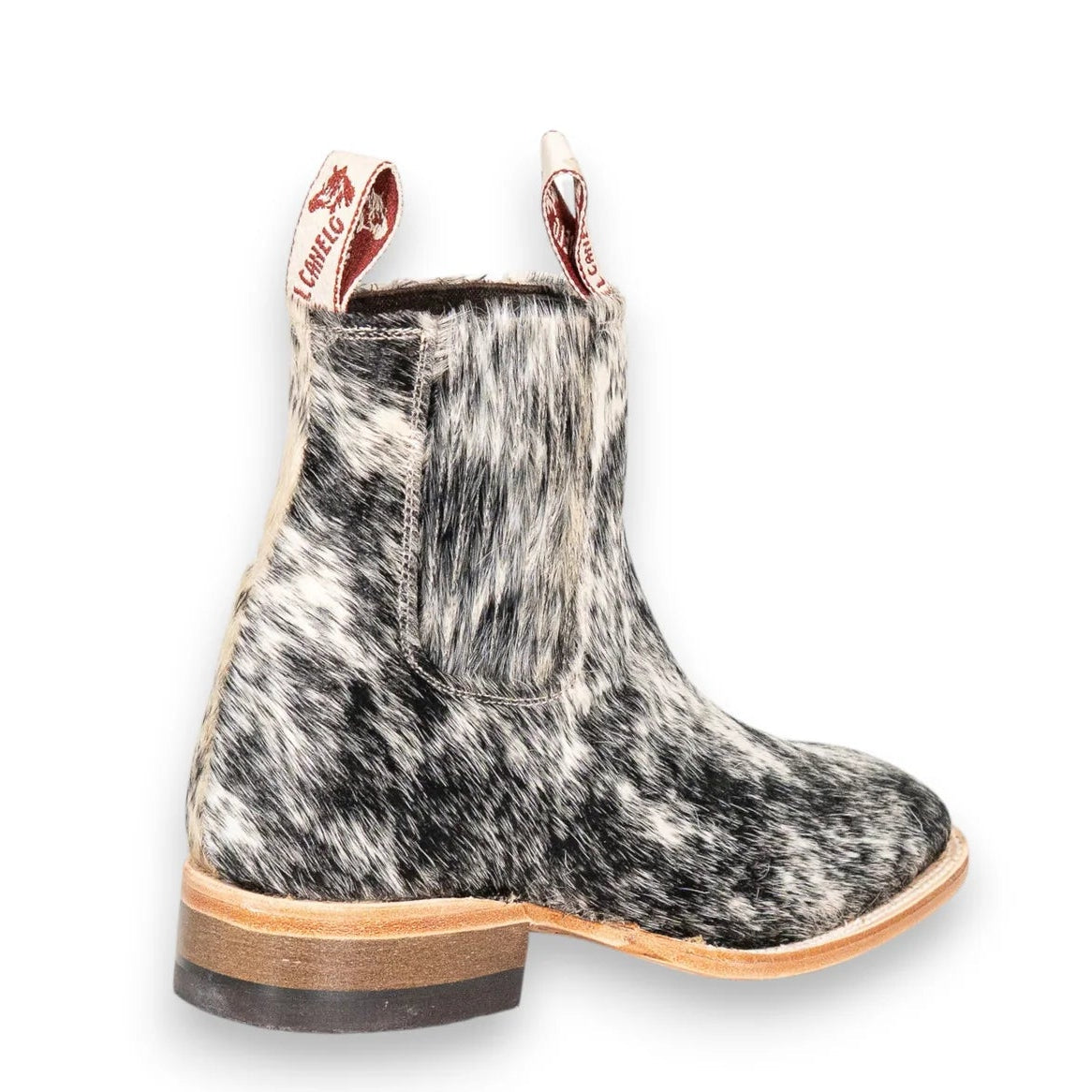 El Canelo Nogales Hair-On Leather Ankle Boot