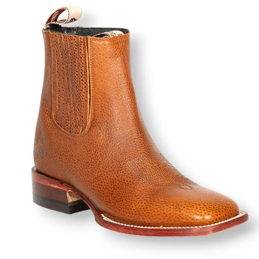 El Canelo Tan Leather Ankle Boot