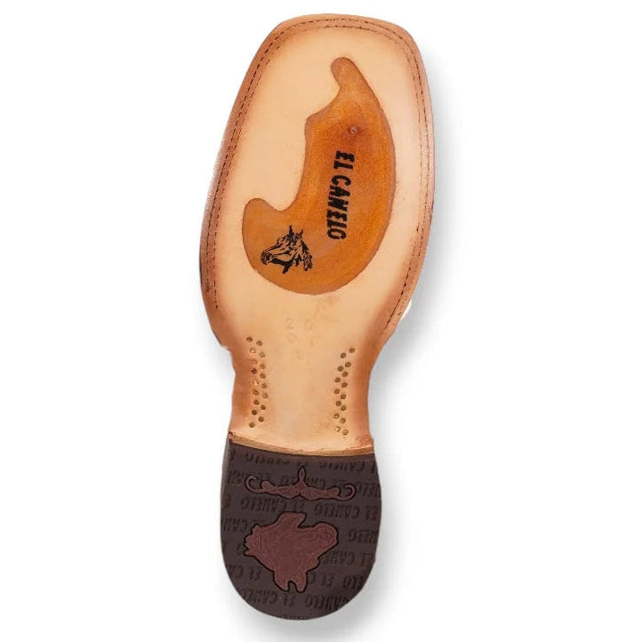 El Canelo Tan Leather Ankle Boot