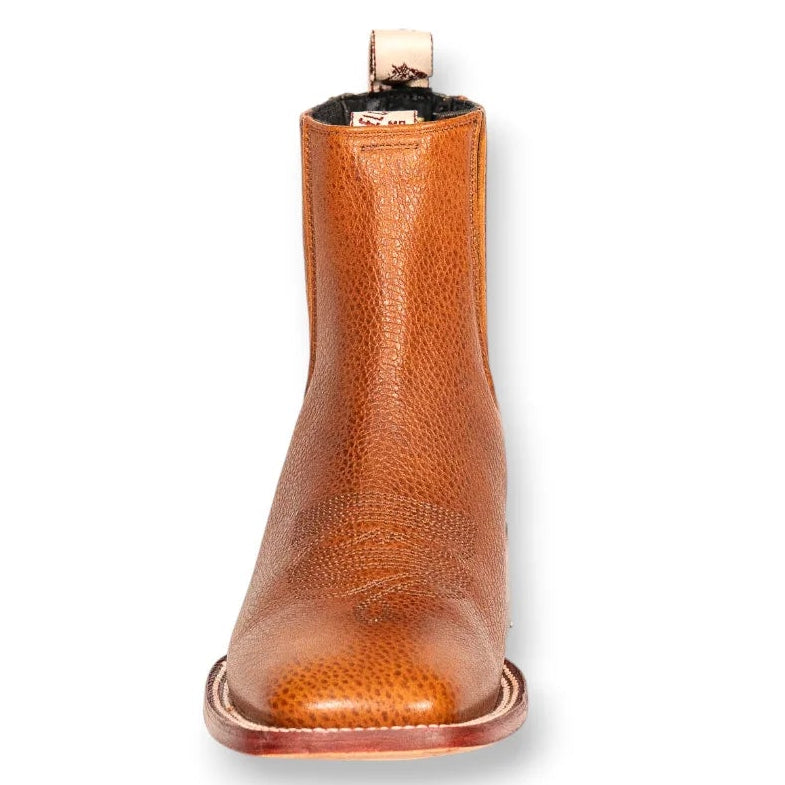 El Canelo Tan Leather Ankle Boot