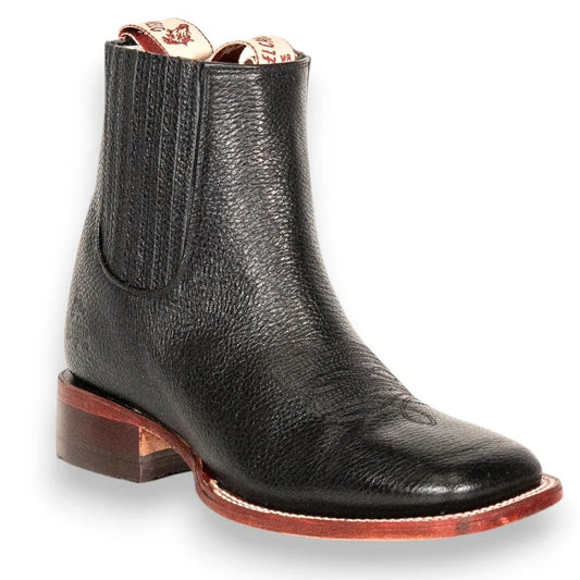 El Canelo El Paso Caisson Black Ankle Boot