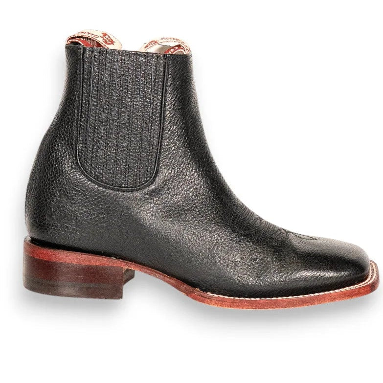 El Canelo El Paso Caisson Black Ankle Boot